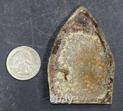 3 Buddhas PHRA TRIKAYA Antique THAI BUDDHA AMULET Tin Lead Alloy SACRED Artifact