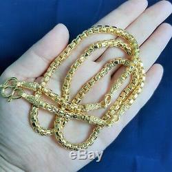 3 Hooks Necklace Thai Buddha Amulet Gold Plated Phra Lp Hanging Chain Block Men