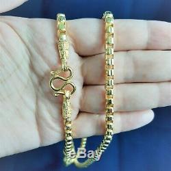 3 Hooks Necklace Thai Buddha Amulet Gold Plated Phra Lp Hanging Chain Block Men