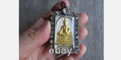 3 Set Antique Thai Buddha Amulet Necklace Phra Somdej LP Sothorn Wat Suthat