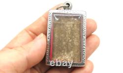 3 Set Antique Thai Buddha Amulet Pendant Necklace Phra Somdej Phra Pong Suphan