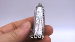 3 Set Antique Thai Buddha Amulet Pendant Necklace Phra Somdej Phra Pong Suphan