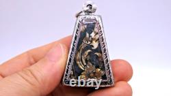 3 Set Antique Thai Buddha Amulet Pendant Necklace Phra Somdej Phra Pong Suphan