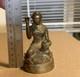 4 Brass Nang Kwak Statue Buddha Bucha Luck Wealth Fetish Talisman Thai Amulet