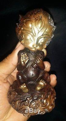 4Ear 5Eye Hunting Money Love Luck Rich Good Business Thai Buddha Amulet statues