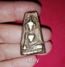 5 Buddha Amulet Thai Magic Powder Talisman Powerful Lucky Charm Rare Old Real