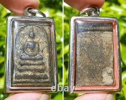 5 Gilt Gold Benjapakee Black Phra Somdej Phim Yai Wat Rakang Thai Amulet #aa3683
