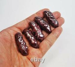 5 Pcs Best Powerful Leklai Naga Suriyan Racha Red Thai Amulet Magic Holy Stone