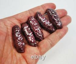 5 Pcs Best Powerful Leklai Naga Suriyan Racha Red Thai Amulet Magic Holy Stone