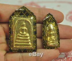 5 TOP Gold Leklai Benjapakee Power Phra Somdej set of Pendant Thai Buddha amulet