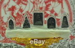 5 TOP SKY Leklai Benjapakee Power Phra Somdej set of Pendant Thai Buddha amulet