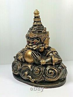 6.5 Holy Lek Namphi Rahu Om Jan Buddha Statue Gambling Luck Fetish Thai Amulet