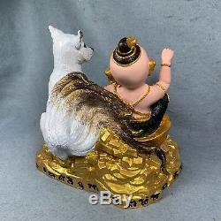 6.5 Kuman Thong Fox Phra Voodoo Doll Spirit Magic Amulet Thai Buddha talisman