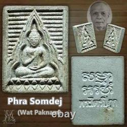 6th Gen. Phra Somdej Lp Sod Wat Paknam Thailand Holy Powder Thai Buddha Amulet