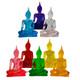 7 Color Buddha Statue Thai Amulet Feng Shui Decor Blessing Spiritual Gift