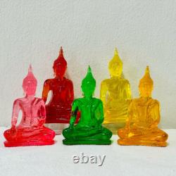 7 Color Buddha Statue Thai Amulet Feng Shui Decor Blessing Spiritual Gift