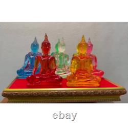 7 Color Buddha Statue Thai Amulet Feng Shui Decor Blessing Spiritual Gift