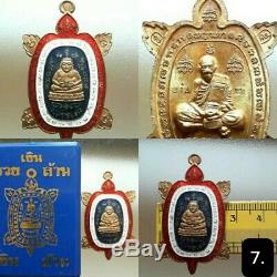 7 pcs Coin Phra Lp Saen Wat BannongJik Thai Buddha Amulet Talisman Luck Rich