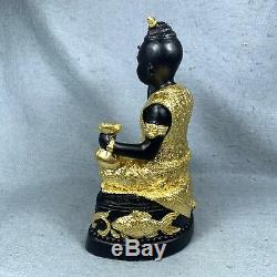 8.5 Enamel Real Gold Kuman Thong Phra LP Tae Voodoo Spirit Amulet Thai Buddha