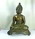 8.5 Magic Spirit Old Bronze Phra Chiang San Buddha Statue Luck Rich Thai Amulet