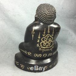 8.5 Phra Pidta Sangajai Buddha Statue Antique Talisman Thai Amulet Close Eye