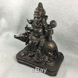 9 Ganesha Bucha Statue LEK NAM PEE Thai Buddha elephant Amulet Talisman Hindu