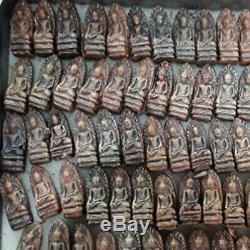 90 Pcs, Phra Rod Mahawan Talisman Magic Lucky Wealth Old Thai Buddha Amulet