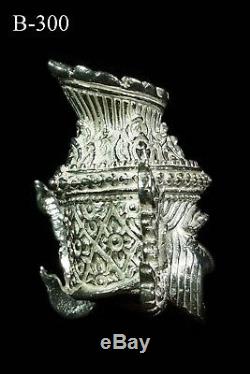 925 SILVER Thai LP SAN WAT BANNONGJIK Amulet Buddha Phra Genuine Talisman HERMIT