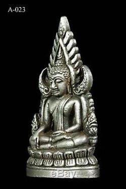 925 Silver Thai Buddha Amulet Phra Buddha Chinnaraj Be 2545 Talisman Protect