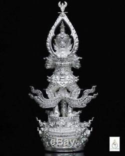 925 Solid Silver Vaisravana WAT NARAI SRONGTHAM wessuwan Buddha Thai Amulet