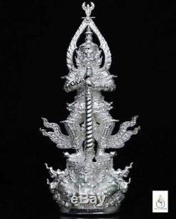 925 Solid Silver Vaisravana WAT NARAI SRONGTHAM wessuwan Buddha Thai Amulet