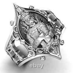 925 Sterling Silver Thao WetSuwan Protect Ring Thai Buddha Amulet Jewelry