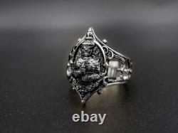 925 Sterling Silver Thao WetSuwan Protect Ring Thai Buddha Amulet Jewelry