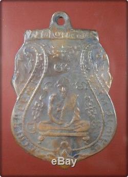 A Coin Is Lp Klan, Wat Phayat Karam, Thailand, Year1953, Genuine, Thai Buddha Amulet