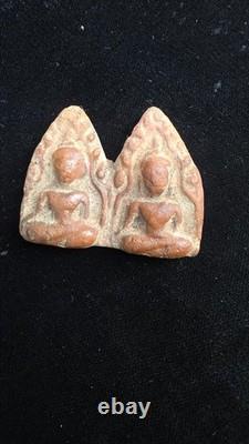 A collection of Buddhist Amulets Thailand Burma monastery gold leaf Elephant art