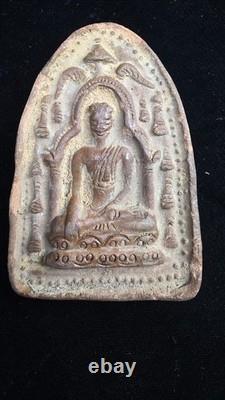 A collection of Buddhist Amulets Thailand Burma monastery gold leaf Elephant art