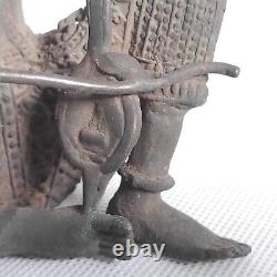 ANTIQUE THAI BUDDHA Amulet Talisman Rare Playing Musical Musician angel statue