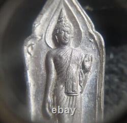 Amulet Authentic 25 Satawat Buddha Thai Nakornpathom Province Rare Charm