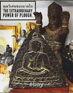 Amulet Buddha Locket Nangphaya Ploughing Money Arjan O Thai Magic Power Fortune