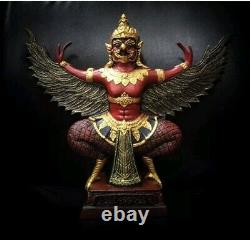 Amulet Garuda Statue Thai Talisman Old Buddha Phaya Krut Powerful Magic Money LP
