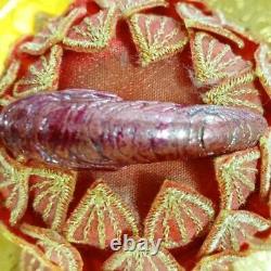 Amulet Leklai Buddha suriyan Thai Protect Rare Magic Lp Somporn StoneLuck Wealth