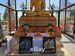 Amulet Lord Ganesha Coin Handmade Hindu Code 860 Thai Buddha Lucky Rich Wealth