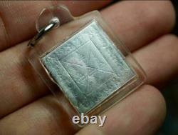 Amulet Magic Takrud Mey Protect Power Reflection Buddha Arjarn O Thai Charm Luck