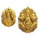 Amulet Phra Buddha Miracle Gold Plated Bronze Mantra Pratat Phanom Pagoda Rare