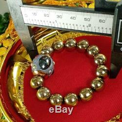 Amulet Takrud Thai Power Buddha Protect Heal Luck Rare Antique Bracelet Charm