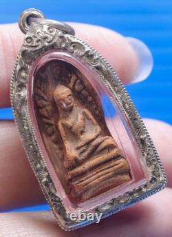 Amulet, Talisman, Thai, Buddha, Rare, Pendant, Phra Rod, blessed, Lucky, Buddhism, Wat, Old