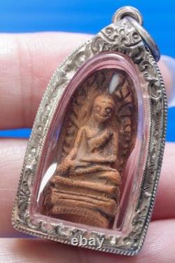 Amulet, Talisman, Thai, Buddha, Rare, Pendant, Phra Rod, blessed, Lucky, Buddhism, Wat, Old