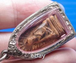 Amulet, Talisman, Thai, Buddha, Rare, Pendant, Phra Rod, blessed, Lucky, Buddhism, Wat, Old