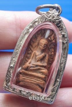 Amulet, Talisman, Thai, Buddha, Rare, Pendant, Phra Rod, blessed, Lucky, Buddhism, Wat, Old