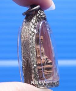 Amulet, Talisman, Thai, Buddha, Rare, Pendant, Phra Rod, blessed, Lucky, Buddhism, Wat, Old